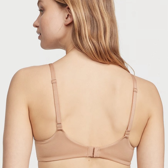 32B Victoria’s Secret Body by Victoria Praline lined Demi smooth Logo straps - Picture 8 of 14